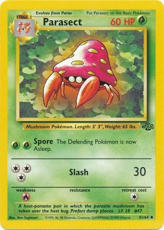 Parasect (41/64) [Jungle Unlimited] | Jomio and Rueliete's Cards and Comics