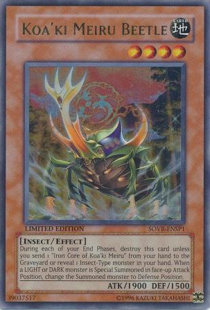 Koa'ki Meiru Beetle [SOVR-ENSP1] Ultra Rare | Jomio and Rueliete's Cards and Comics