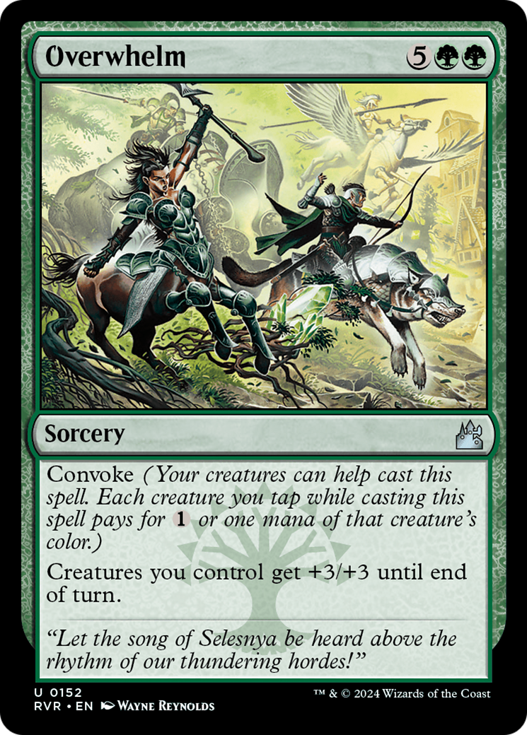 Overwhelm [Ravnica Remastered] | Jomio and Rueliete's Cards and Comics