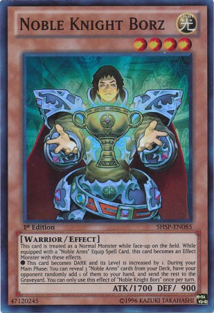 Noble Knight Borz [SHSP-EN085] Super Rare | Jomio and Rueliete's Cards and Comics