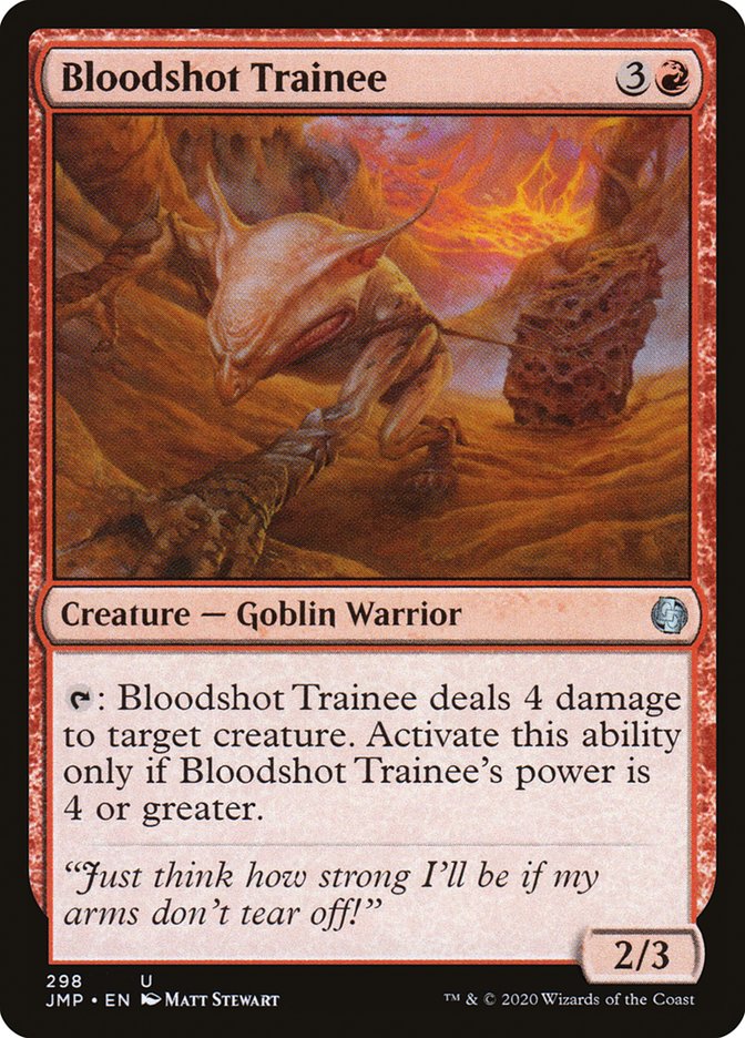 Bloodshot Trainee [Jumpstart] | Jomio and Rueliete's Cards and Comics