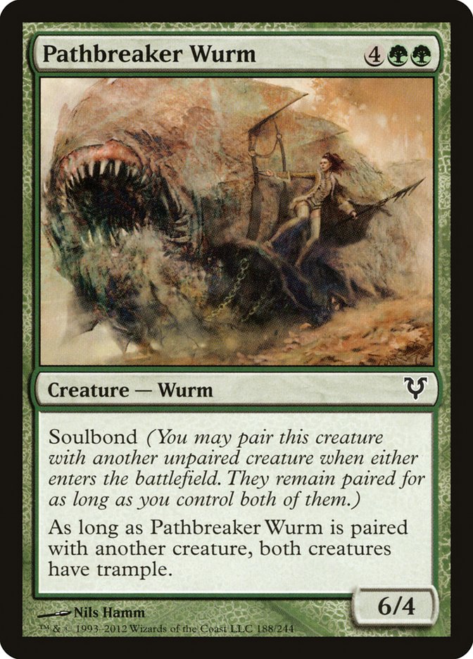 Pathbreaker Wurm [Avacyn Restored] | Jomio and Rueliete's Cards and Comics