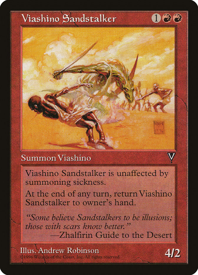 Viashino Sandstalker [Visions] | Jomio and Rueliete's Cards and Comics