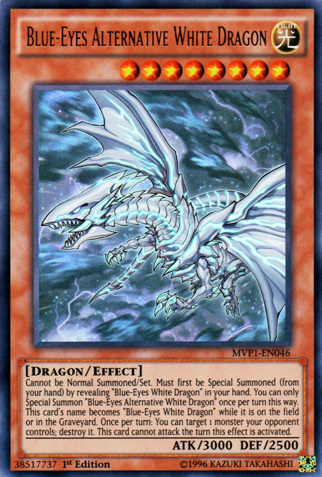 Blue-Eyes Alternative White Dragon [MVP1-EN046] Ultra Rare | Jomio and Rueliete's Cards and Comics