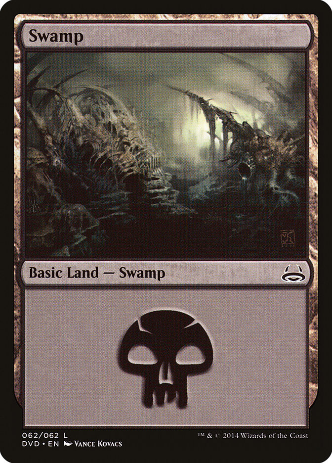 Swamp (62) (Divine vs. Demonic) [Duel Decks Anthology] | Jomio and Rueliete's Cards and Comics