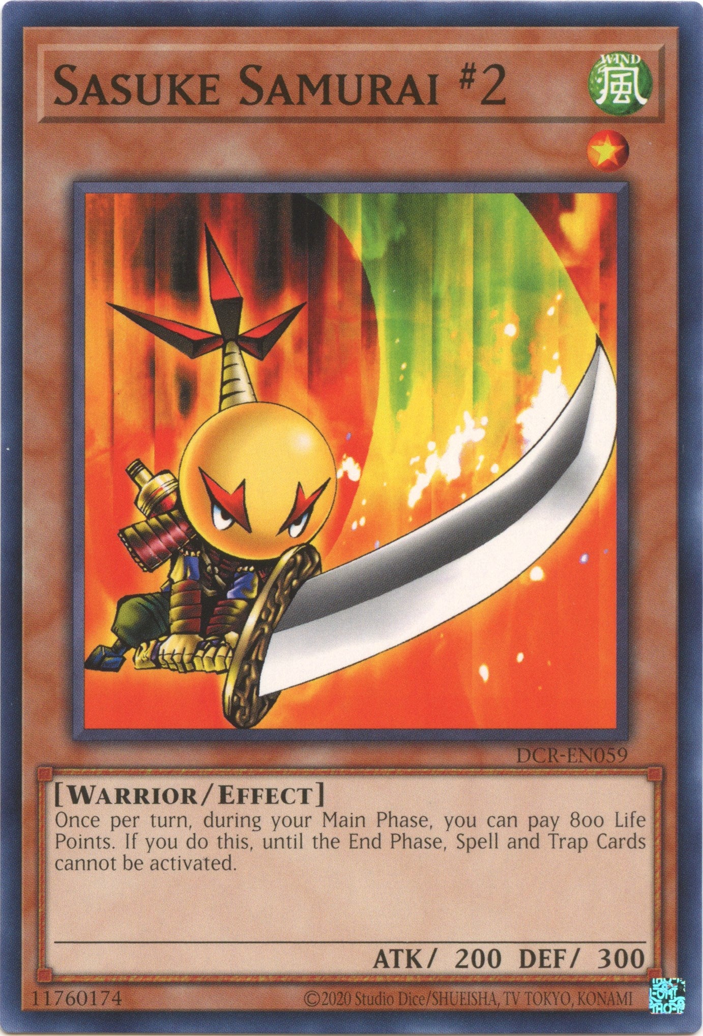 Sasuke Samurai #2 (25th Anniversary) [DCR-EN059] Common | Jomio and Rueliete's Cards and Comics
