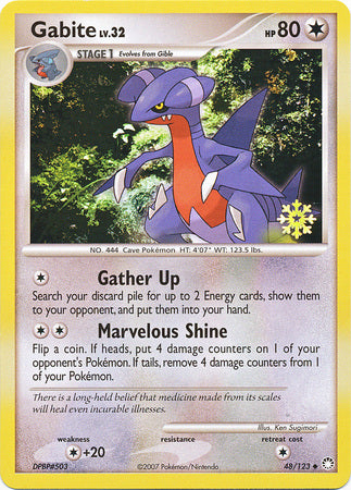 Gabite (48/123) [Countdown Calendar Promos] | Jomio and Rueliete's Cards and Comics