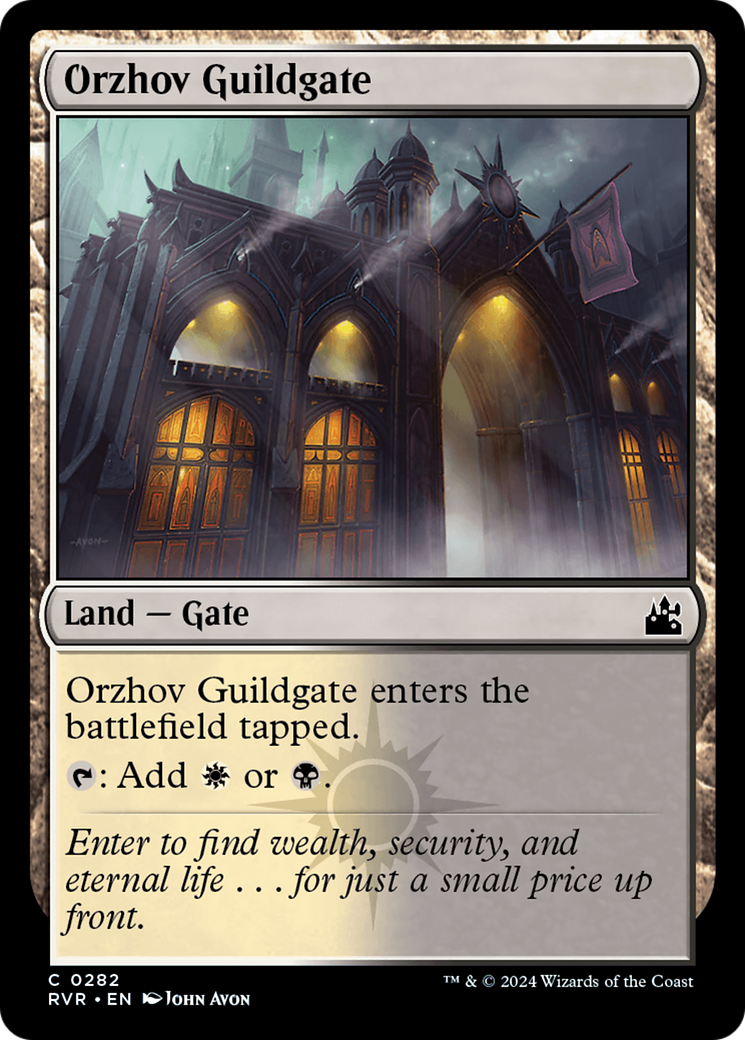 Orzhov Guildgate [Ravnica Remastered] | Jomio and Rueliete's Cards and Comics