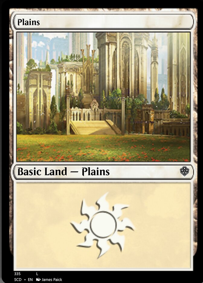 Plains (335) [Starter Commander Decks] | Jomio and Rueliete's Cards and Comics