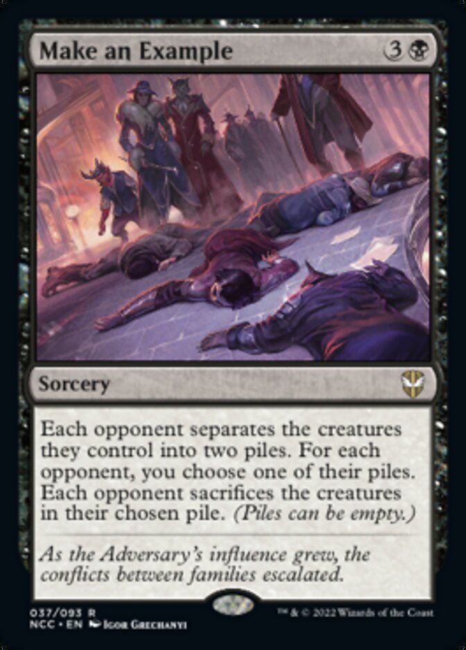 Make an Example [Streets of New Capenna Commander] | Jomio and Rueliete's Cards and Comics