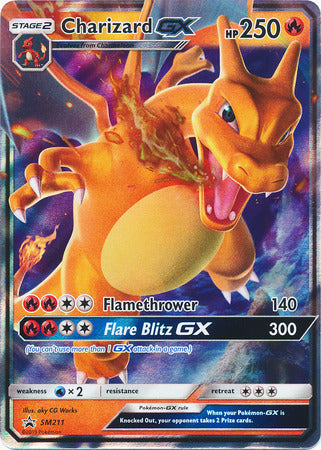 Charizard GX (SM211) (Jumbo Card) [Sun & Moon: Black Star Promos] | Jomio and Rueliete's Cards and Comics