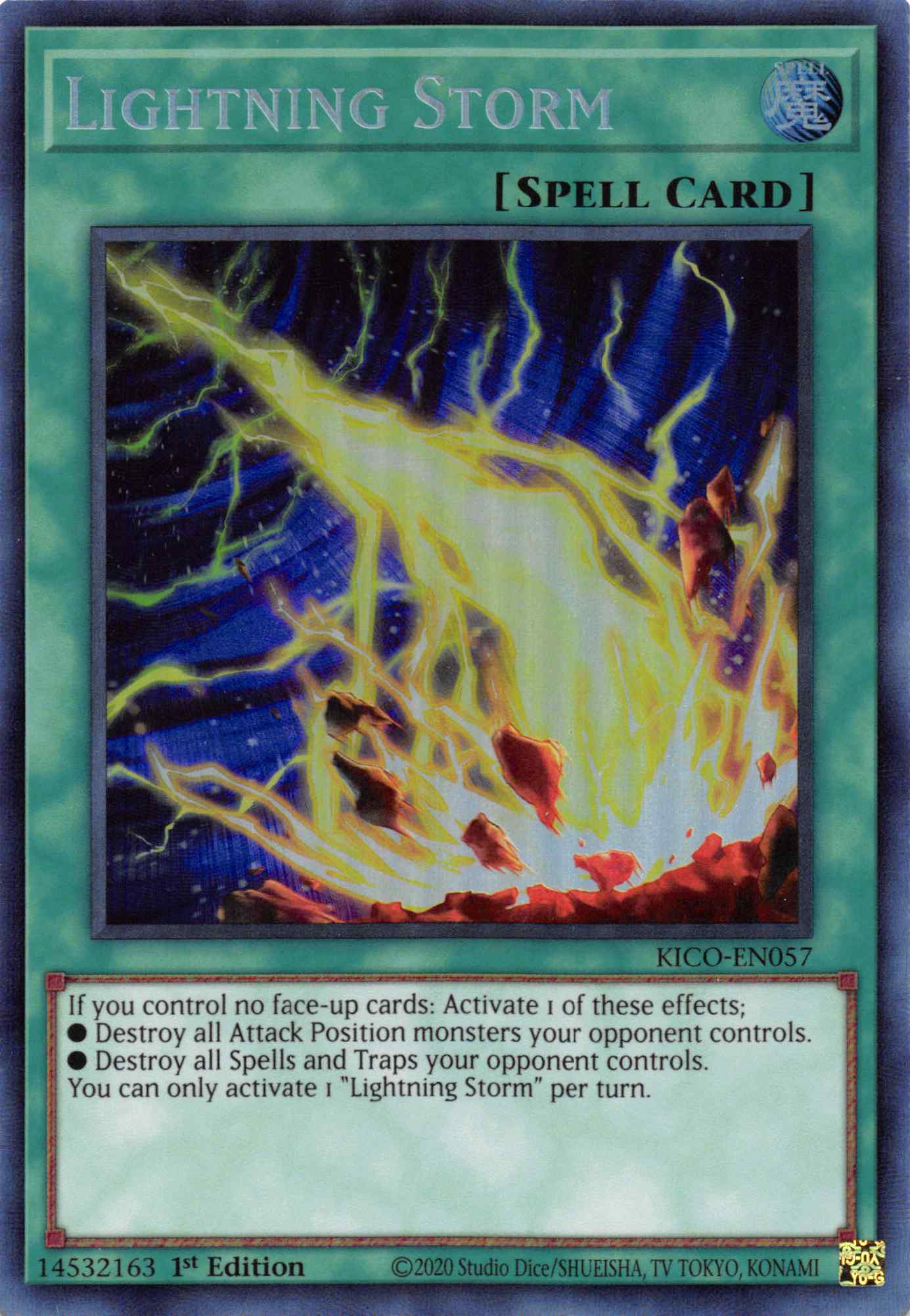 Lightning Storm (Collector's Rare) [KICO-EN057] Collector's Rare | Jomio and Rueliete's Cards and Comics