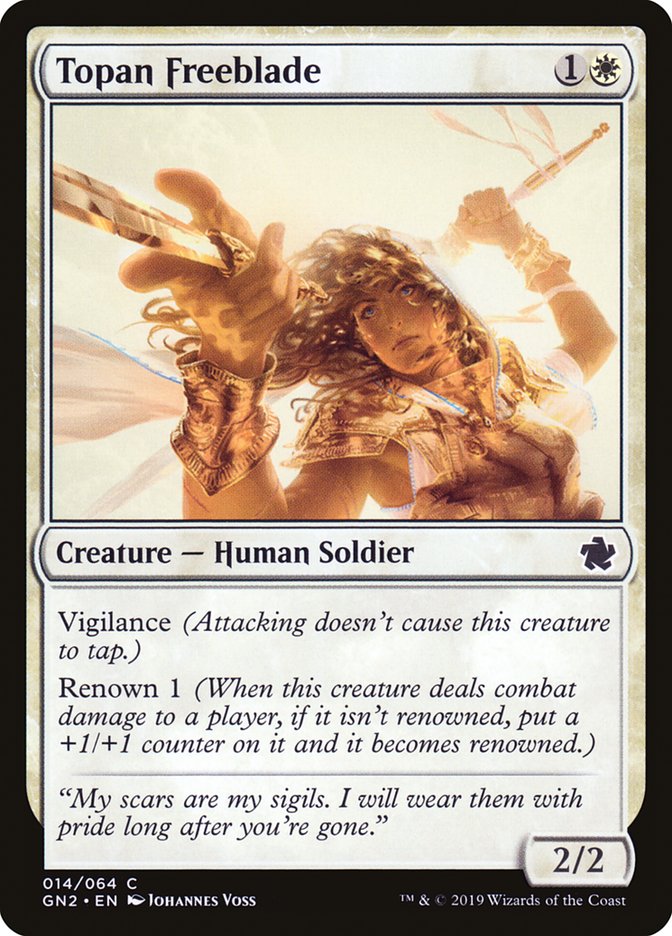 Topan Freeblade [Game Night 2019] | Jomio and Rueliete's Cards and Comics