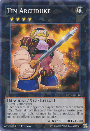 Tin Archduke (Shatterfoil) [BP03-EN128] Rare | Jomio and Rueliete's Cards and Comics