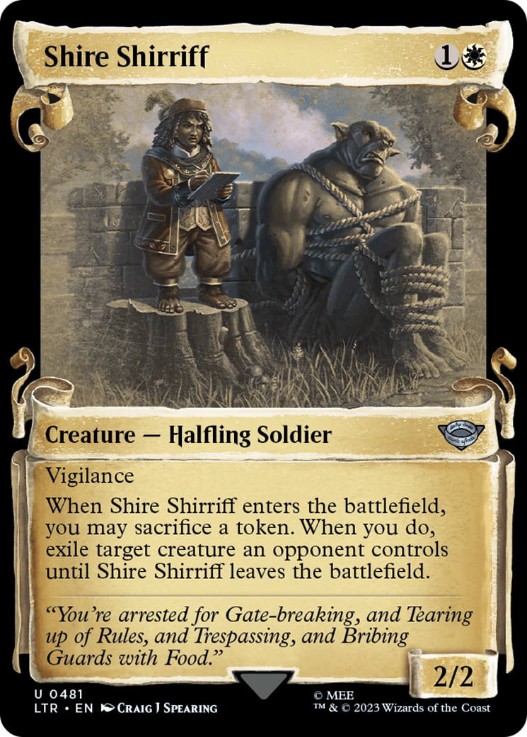 Shire Shirriff [The Lord of the Rings: Tales of Middle-Earth Showcase Scrolls] | Jomio and Rueliete's Cards and Comics