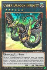 Cyber Dragon Infinity (Alternate Art) [MAGO-EN033] Gold Rare | Jomio and Rueliete's Cards and Comics