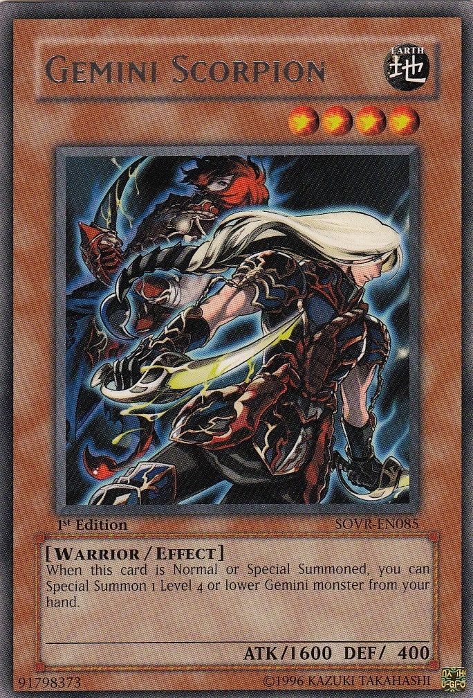 Gemini Scorpion [SOVR-EN085] Rare | Jomio and Rueliete's Cards and Comics