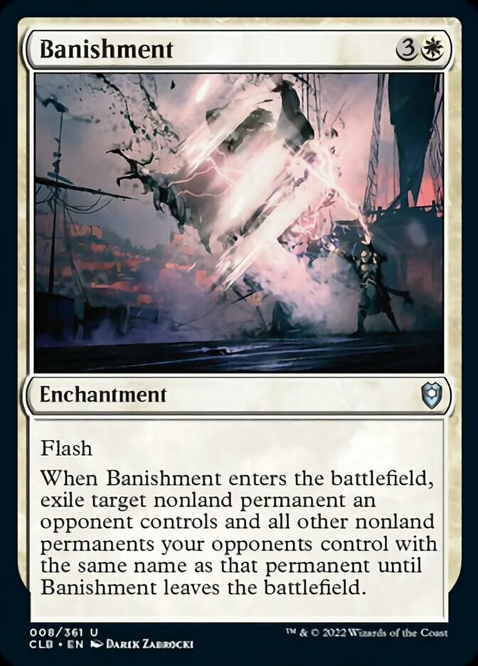 Banishment [Commander Legends: Battle for Baldur's Gate] | Jomio and Rueliete's Cards and Comics