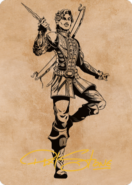 Astarion, the Decadent Art Card (Gold-Stamped Signature) [Commander Legends: Battle for Baldur's Gate Art Series] | Jomio and Rueliete's Cards and Comics