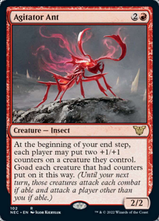 Agitator Ant [Kamigawa: Neon Dynasty Commander] | Jomio and Rueliete's Cards and Comics