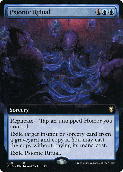 Psionic Ritual (Extended Art) [Commander Legends: Battle for Baldur's Gate] | Jomio and Rueliete's Cards and Comics