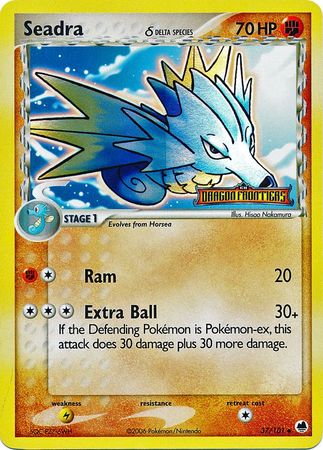 Seadra (37/101) (Delta Species) (Stamped) [EX: Dragon Frontiers] | Jomio and Rueliete's Cards and Comics
