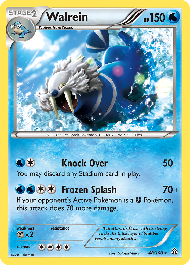 Walrein (48/160) [XY: Primal Clash] | Jomio and Rueliete's Cards and Comics