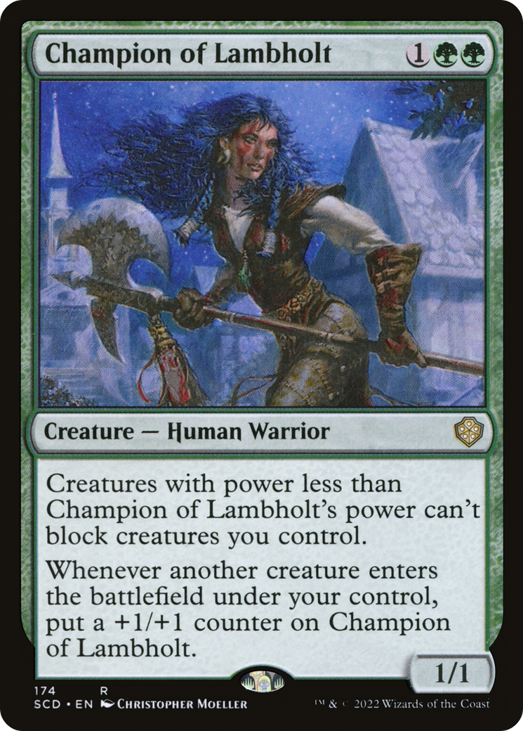 Champion of Lambholt [Starter Commander Decks] | Jomio and Rueliete's Cards and Comics