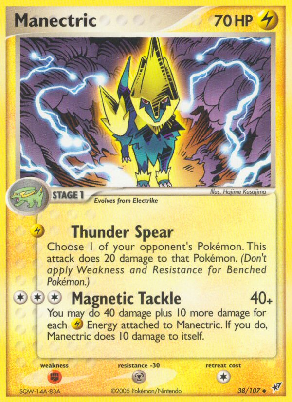 Manectric (38/107) [EX: Deoxys] | Jomio and Rueliete's Cards and Comics