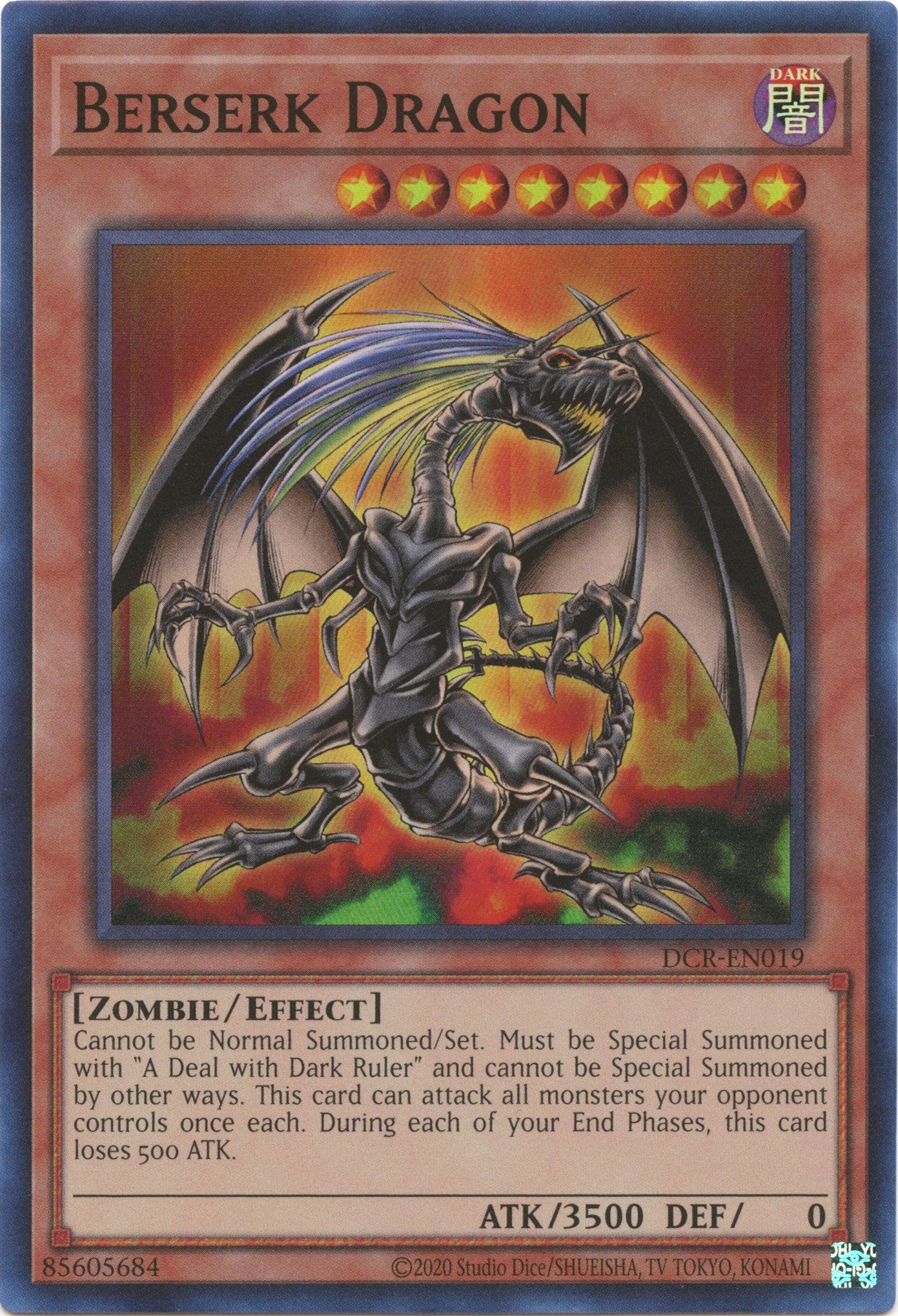 Berserk Dragon (25th Anniversary) [DCR-EN019] Super Rare | Jomio and Rueliete's Cards and Comics