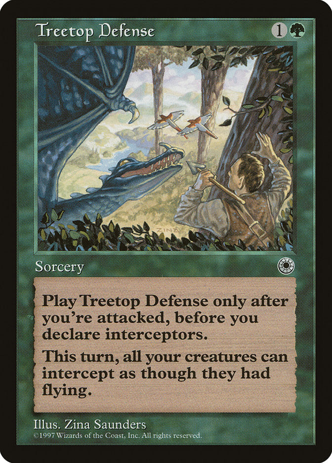 Treetop Defense [Portal] | Jomio and Rueliete's Cards and Comics
