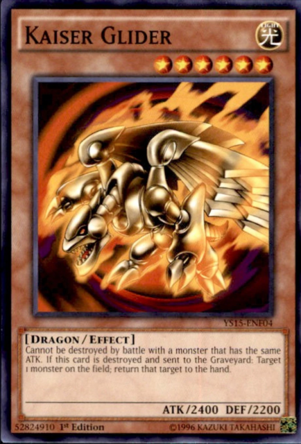 Kaiser Glider [YS15-ENF04] Common | Jomio and Rueliete's Cards and Comics