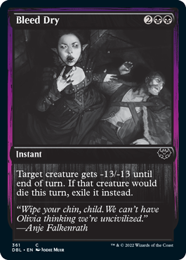 Bleed Dry [Innistrad: Double Feature] | Jomio and Rueliete's Cards and Comics