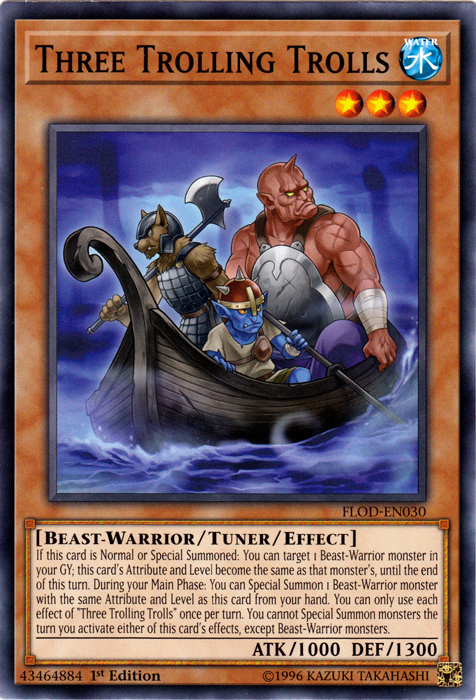 Three Trolling Trolls [FLOD-EN030] Common | Jomio and Rueliete's Cards and Comics
