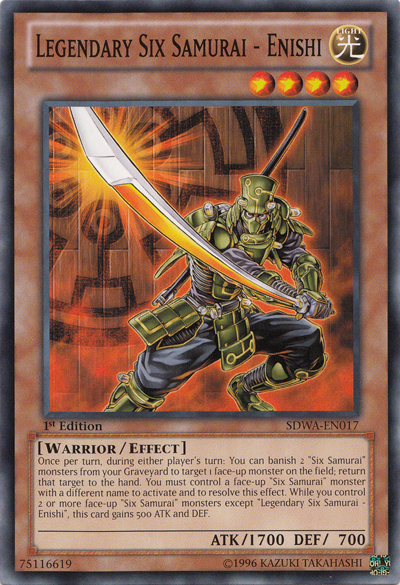 Legendary Six Samurai - Enishi [SDWA-EN017] Common | Jomio and Rueliete's Cards and Comics