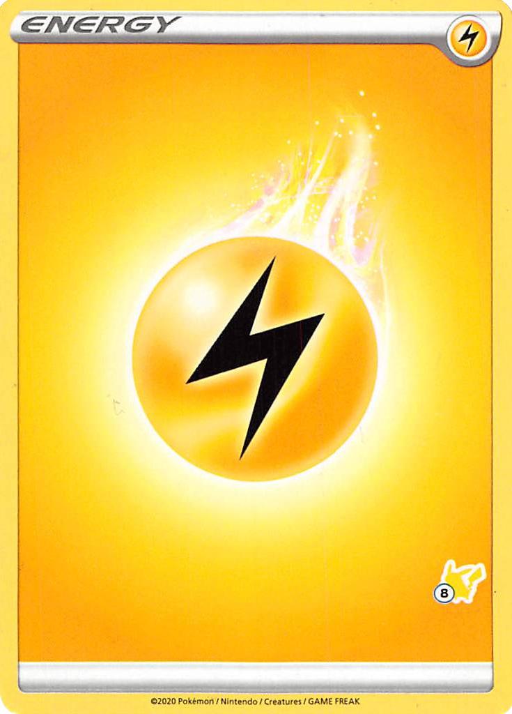 Lightning Energy (Pikachu Stamp #8) [Battle Academy 2022] | Jomio and Rueliete's Cards and Comics