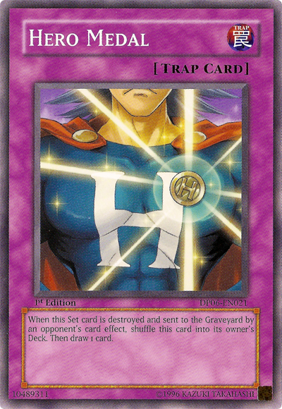 Hero Medal [DP06-EN021] Common | Jomio and Rueliete's Cards and Comics
