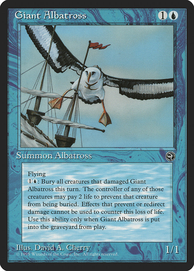 Giant Albatross (Red Flag) [Homelands] | Jomio and Rueliete's Cards and Comics