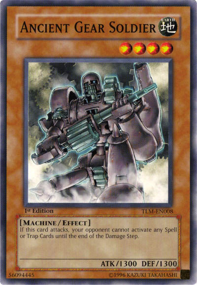 Ancient Gear Soldier [TLM-EN008] Common | Jomio and Rueliete's Cards and Comics