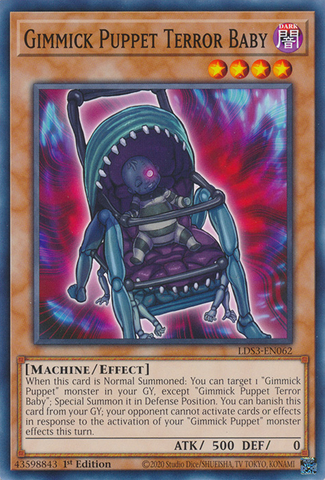 Gimmick Puppet Terror Baby [LDS3-EN062] Common | Jomio and Rueliete's Cards and Comics