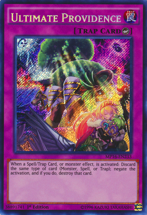 Ultimate Providence [MP16-EN233] Secret Rare | Jomio and Rueliete's Cards and Comics
