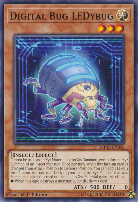 Digital Bug LEDybug [MP18-EN006] Common | Jomio and Rueliete's Cards and Comics