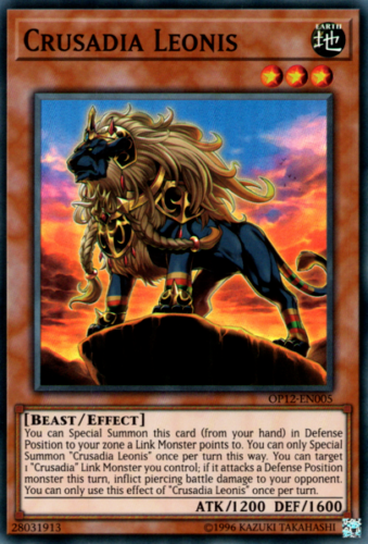 Crusadia Leonis [OP12-EN005] Super Rare | Jomio and Rueliete's Cards and Comics