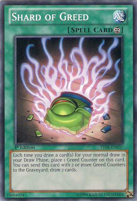 Shard of Greed [YSYR-EN037] Common | Jomio and Rueliete's Cards and Comics