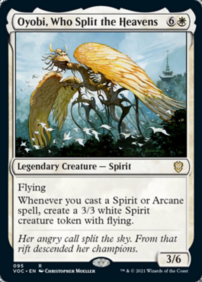 Oyobi, Who Split the Heavens [Innistrad: Crimson Vow Commander] | Jomio and Rueliete's Cards and Comics