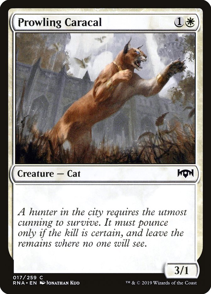 Prowling Caracal [Ravnica Allegiance] | Jomio and Rueliete's Cards and Comics