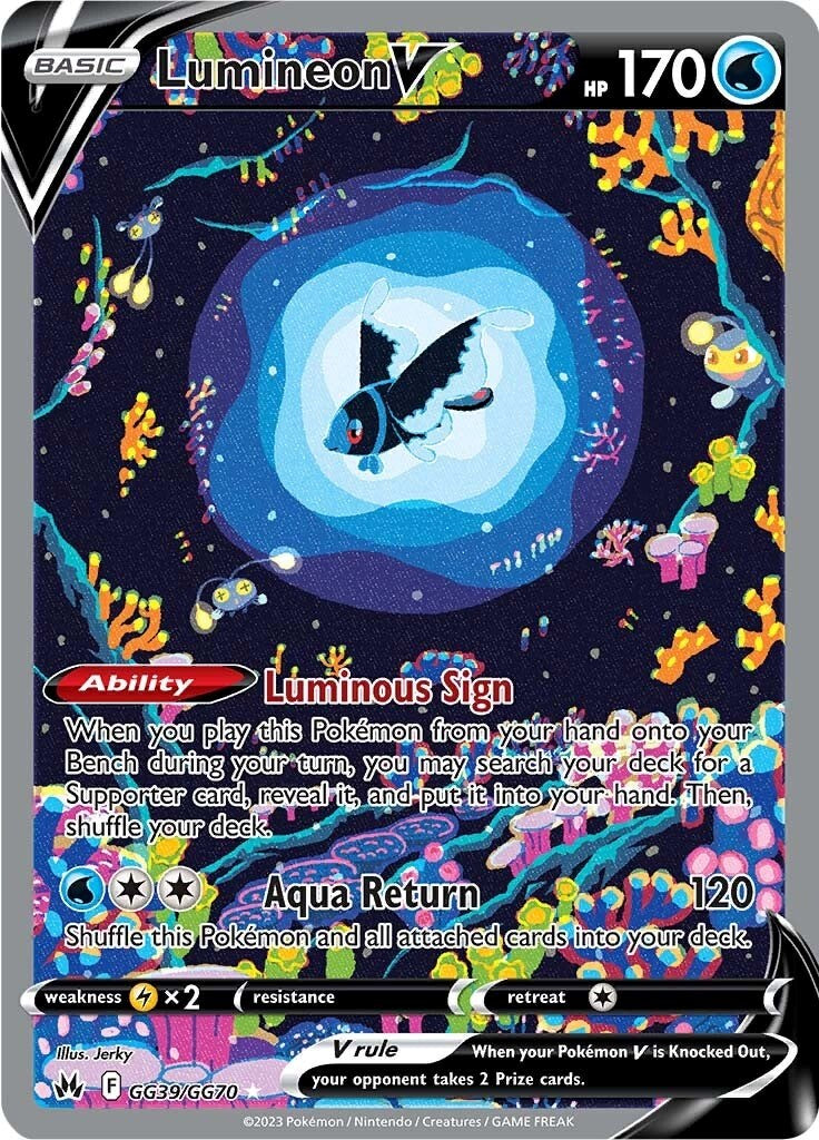 Lumineon V (GG39/GG70) [Sword & Shield: Crown Zenith] | Jomio and Rueliete's Cards and Comics