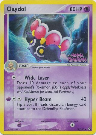 Claydol (38/110) (Stamped) [EX: Holon Phantoms] | Jomio and Rueliete's Cards and Comics