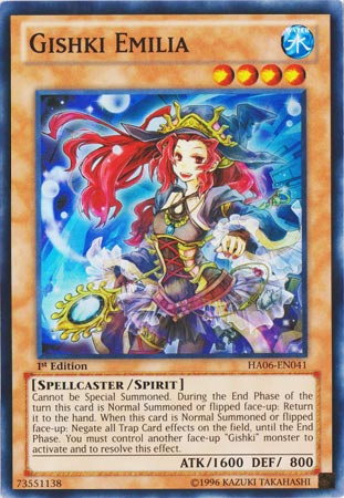 Gishki Emilia [HA06-EN041] Super Rare | Jomio and Rueliete's Cards and Comics