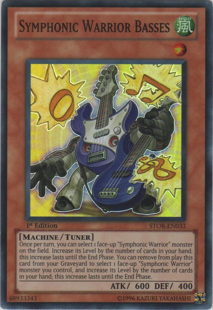 Symphonic Warrior Basses [STOR-EN033] Super Rare | Jomio and Rueliete's Cards and Comics